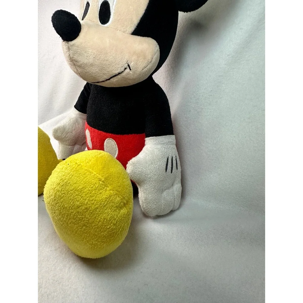 Disney Mickey‎ Mouse Plush Stuffed Animal Just Play Classic Red Shorts 15 Inch